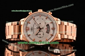 IWC Tri0817047 Portuguese White MOP Dial Rose Gold Watch