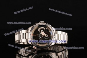 Tag Heuer TriTAG220 Grand Carrera Calibre 36 RS Caliper Black Dial Steel Watch