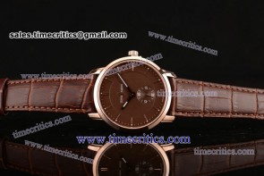 Ulysse Nardin TriUN200 Classico Brown Dial Rose Gold Watch