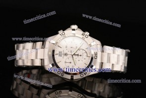 Tag Heuer TriTAG452 Aquaracer Chrono Steel White Watch