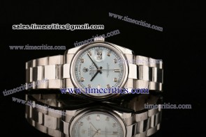 Rolex TriROL231 Day Date Steel Ice Blue Watch