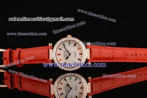 Franck Muller TriFRM158 Ronde White MOP Dial Rose Gold Watch