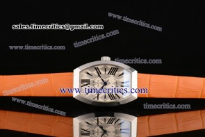 Franck Muller TriFRM170 Art Deco White Dial Steel Watch