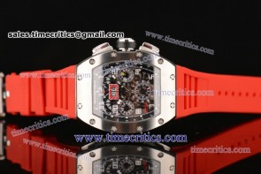 Richard Mille TriRIM29036 Felipe Skeleton Dial Steel Watch