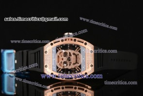 Richard Mille TriRIM29043 Felipe Skeleton Dial Rose Gold Watch