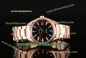 Omega TriOGA8028 Seamaster Aqua Terra Black Dial Rose Gold Watch 1:1 Original