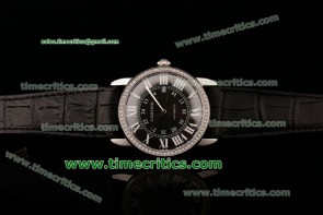 Cartier TriCAR88013 Ronde Solo Black Dial Steel Watch