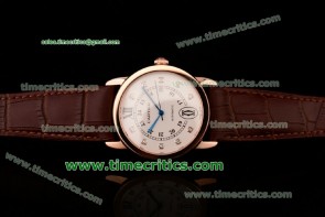 Cartier TriCAR88021 Ronde Solo White Dial Rose Gold Watch