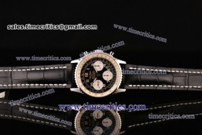 Breitling TriBRL88017 Limited Edition Cosmonaute 1962 Navitimer  Black Dial PVD Watch  1:1 Original(Noob)