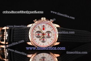Chopard TriCHP66030 Mille Miglia White Dial Rose Gold Watch