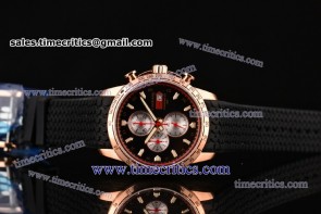 Chopard TriCHP66031 Mille Miglia Black Dial Rose Gold Watch