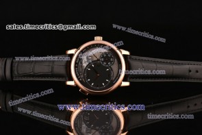 A.Lange&Sohne TriALS66007 Grand Lange 1 Lumen Black Dial Rose Gold Watch