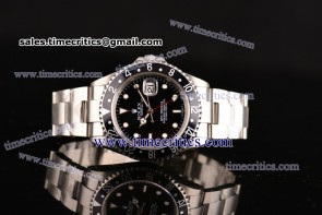 Rolex TriROX88021 GMT-Master Vintage Black Dial Steel Watch (BP)