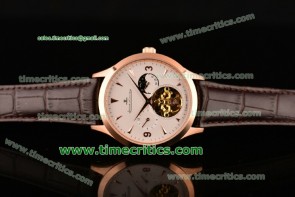 Jaeger-LECoultre TriJL89021 Master White Dial Rose Gold Watch