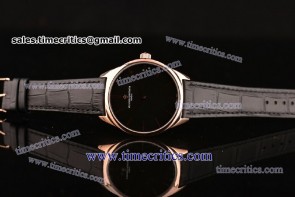 Vacheron Constantin TriVC89025 Patrimony Black Dial Rose Gold Watch