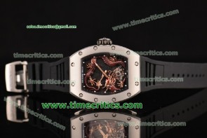 Richard Mille Tri89009 Tourbillon RM 057 Dragon Rose Gold Dragon Dial Steel Watch 1:1 Original