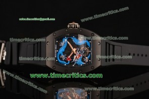 Richard Mille Tri89014 Tourbillon RM 057 Dragon Blue Dragon Dial PVD Watch 1:1 Original