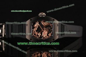 Richard Mille Tri89016 Tourbillon RM 057 Dragon Rose Gold Dragon Dial PVD Watch 1:1 Original