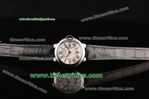 Cartier TriCAR99020 Ballon Bleu De Medium White Dial Steel Watch ETA Coating