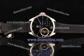 Tag Heuer TriTAG99013 Grand Carrera Pendulum Black Dial Steel Watch