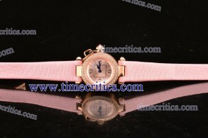 Cartier TriCAR99013 Pasha Pink Dial Rose Gold Watch