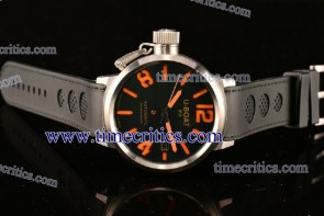 U-Boat TriUB99017 Classico IFO Golden Crown Black Dial Steel Watch