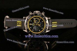 Omega TriOGA99006 Seamaster Diver 300M Chrono Black Dial Steel Watch