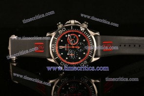 Omega TriOGA99007 Seamaster Diver ETNZ Limited Edition 300M Chrono Black Dial Steel Watch