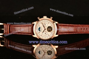 Patek Philippe TriPP88003 Grand Complication Calendar Moon Phases White Dial Rose Gold Watch