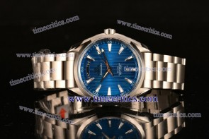 Omega TriOGA88019 Seamaster Aqua Terra Day-Date 1:1 Original (BP) Blue Dial Steel Watch