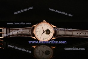 Jaeger-LECoultre TriJL89007 Master White Dial Rose Gold Watch