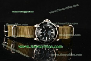 Rolex TriROX89049 Submariner Vintage Black Dial White Markers Steel Watch