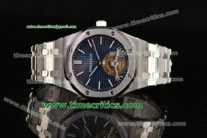 Audemars Piguet TriAP89038 Royal Oak Tourbillon 41MM Blue Grid Dial Watch