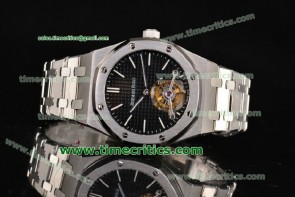 Audemars Piguet TriAP89040 Royal Oak Tourbillon 41MM Black Grid Dial Steel Watch