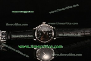 Rolex TriROX89069 Cellini Date Black Dial Steel Watch (2014 New)