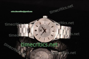 Tag Heuer TriTAG89026 Carrera Calibre 5 1:1 Original Sliver Dial Steel Strap Steel Watch