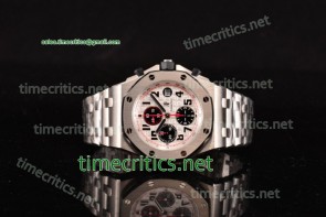 Audemars Piguet TriAP89069 Royal Oak Offshore Themes Chrono White Dial Full Steel Watch 1:1 Original (J12)