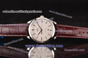 Omega TriOGA89044 De Ville Tresor Master Co-Axial White Dial Steel Watch