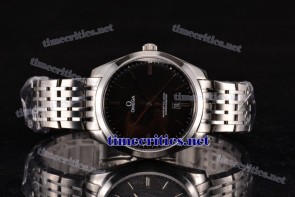 Omega TriOGA89049 De Ville Tresor Master Co-Axial Black Dial Steel Watch
