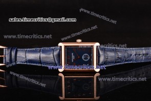 Patek Philippe TriUN99037 Gondolo Blue Dial Rose Gold Watch