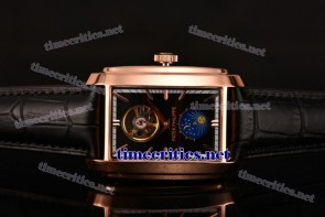 Patek Philippe TriUN99046 Gondolo Black Dial Rose Gold Watch
