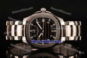 Patek Philippe TriUN99051 Aquanaut Black Dial Full Steel Watch (BP)