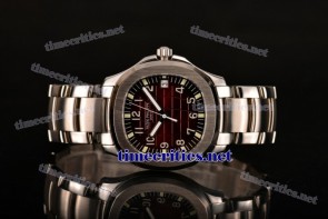Patek Philippe TriUN99052 Aquanaut Brown Dial Full Steel Watch (BP)