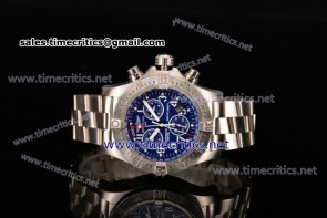 Breitling TriBRL89054 Aeromarine Avenger Seawolf Chronograph Blue Dial Full Steel Watch