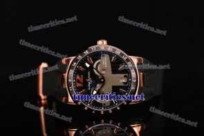 Ulysse Nardin TriUN99050 El Toro / Black Toro Black Dial Rose Gold Watch