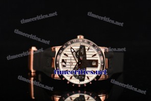 Ulysse Nardin TriUN99051 El Toro / Black Toro White Dial Rose Gold Watch