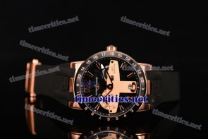 Ulysse Nardin TriUN99052 El Toro / Black Toro Black Dial Rose Gold Watch