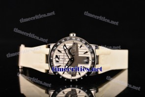 Ulysse Nardin TriUN99055 El Toro / Black Toro White Dial White Rubber Steel Watch