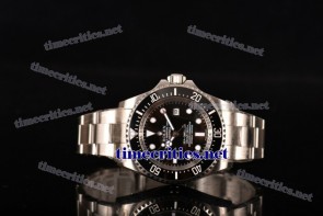 Rolex TriROX89108 Deepsea Sea-Dweller Black Dial Cermaic Bezel Steel Watch (NOOB)