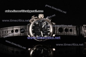 U-Boat TriUB99019 U-51 Chimera Watch Limited Edition Chrono Black Dial White Markers Steel Watch